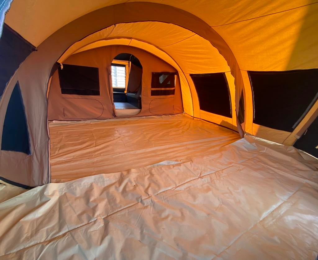 Cabanon Chamonix Deluxe met keuken en veel extra’s, Caravans en Kamperen, Ophalen, Cabanon