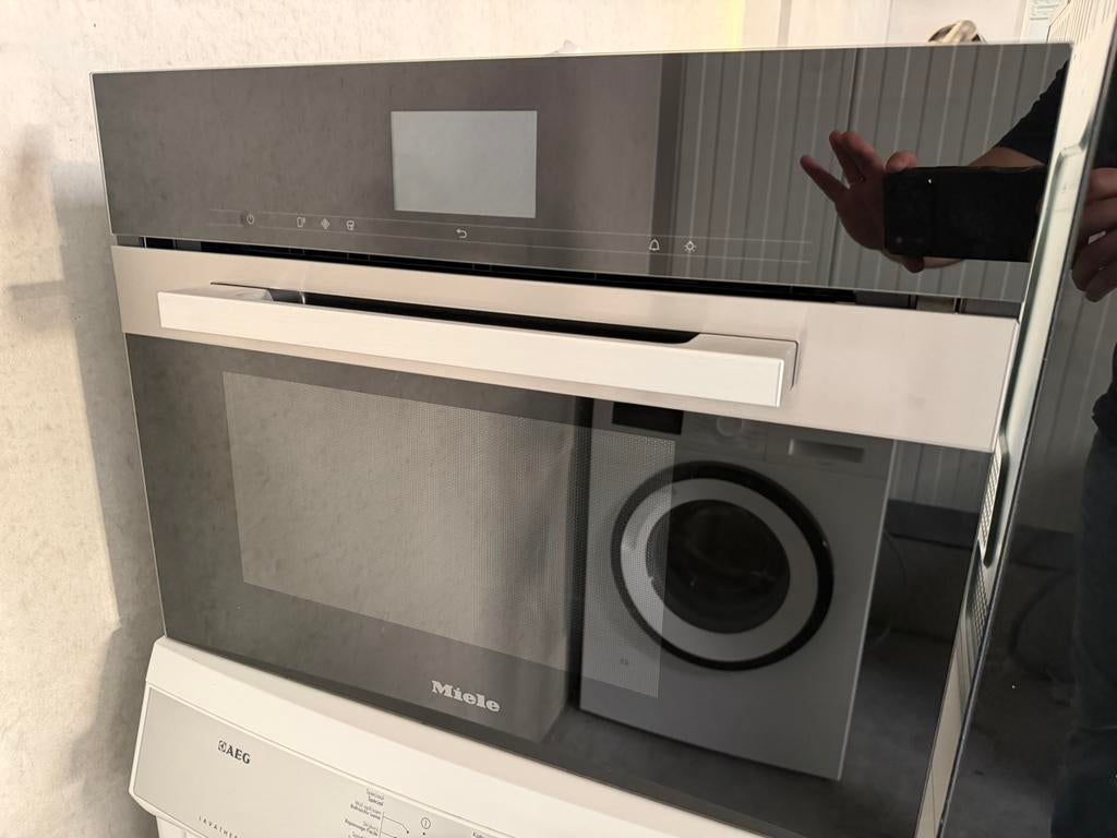 Prachtige Miele DGM7645 Combi stoomoven in nieuwstaat!, Encastré, Enlèvement, 45 à 60 cm, Vapeur