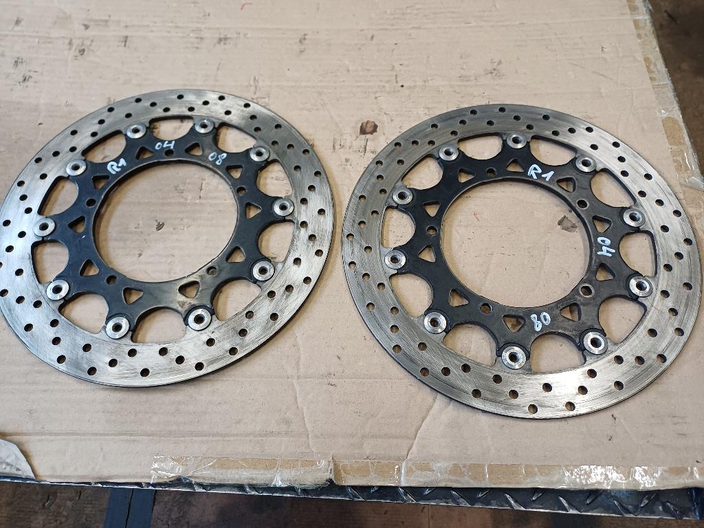 aprilia rsv 1000 model '98-'03 set remschijven vooraan, Motoren, Onderdelen | Overige, Ophalen, Gebruikt