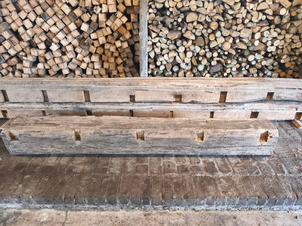 3 oude balken te koop, Doe-het-zelf en Bouw, Ophalen