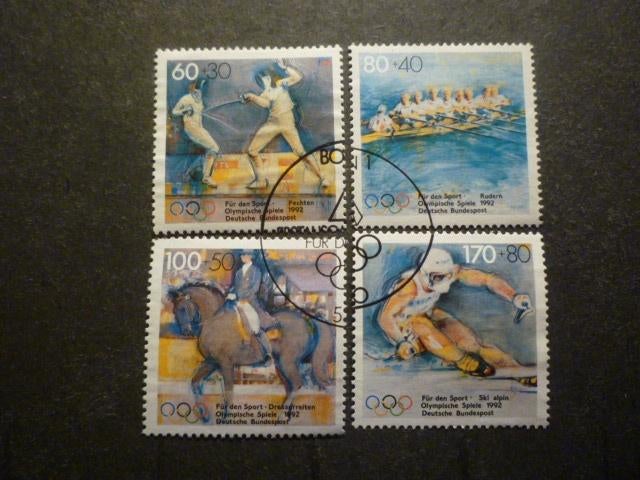Duitsland/Allemagne 1992 Mi 1592/1595(o) Gestempeld/Oblitéré, Envoi