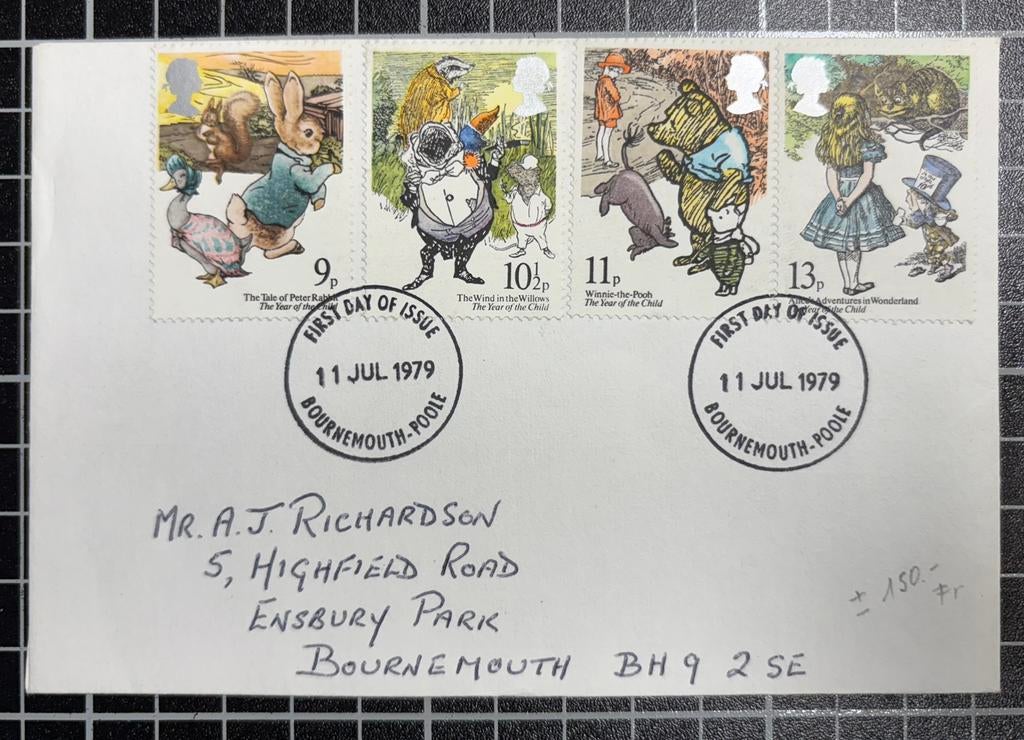 Enveloppe Premier Jour (FDC) 1979 - Timbre UK, Enlèvement, Affranchi