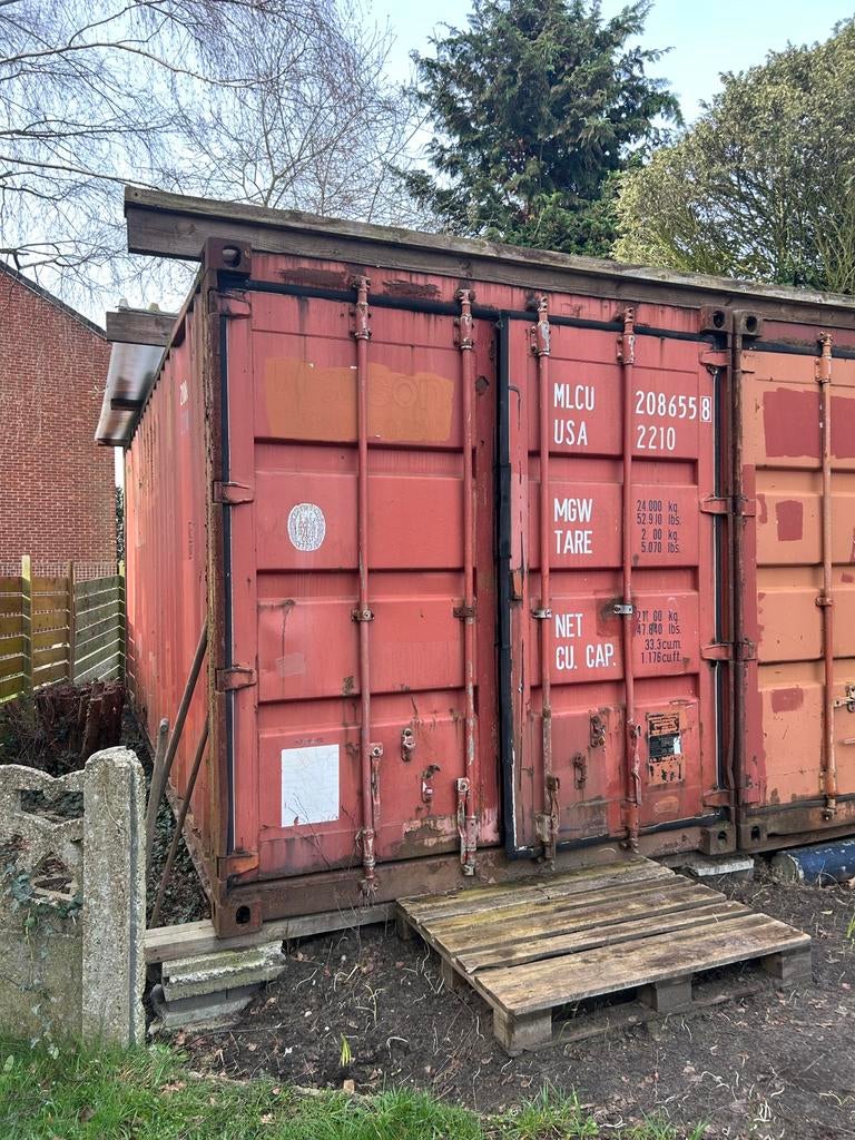 2x zeecontainers 6 x 2,5, Doe-het-zelf en Bouw, Containers, Ophalen