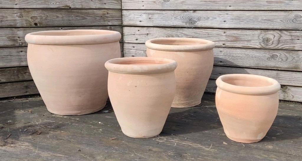 Splinternieuwe terracotta bloempotten te koop, Tuin en Terras, Ophalen, Balkon