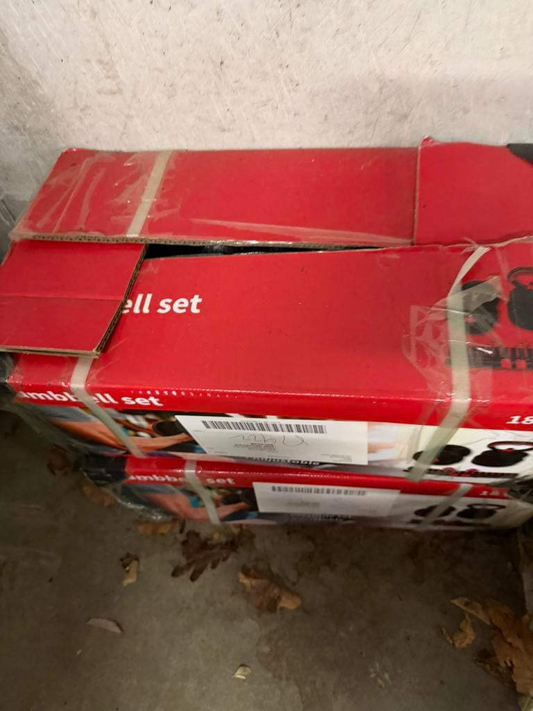 2 dumbell boxen van 18kg, Sports & Fitness, Enlèvement, Neuf