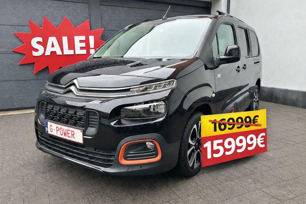 Citroen Berlingo 1.2i 7zitplaatsen met garantie, Auto's, Citroën, Voorwielaandrijving, Handgeschakeld, 5 deurs, 3 cilinders