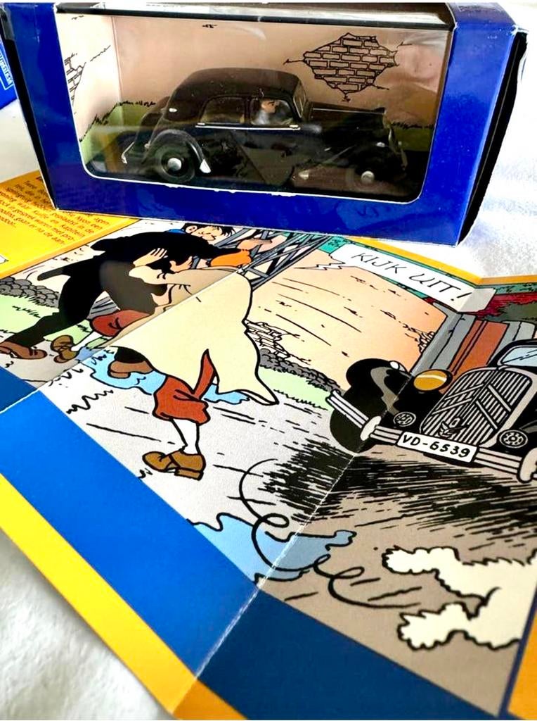 Kuifje auto 1:43  de Citroën 15-6 uit de zaak zonnebloem, Ophalen of Verzenden, Kuifje, Zo goed als nieuw