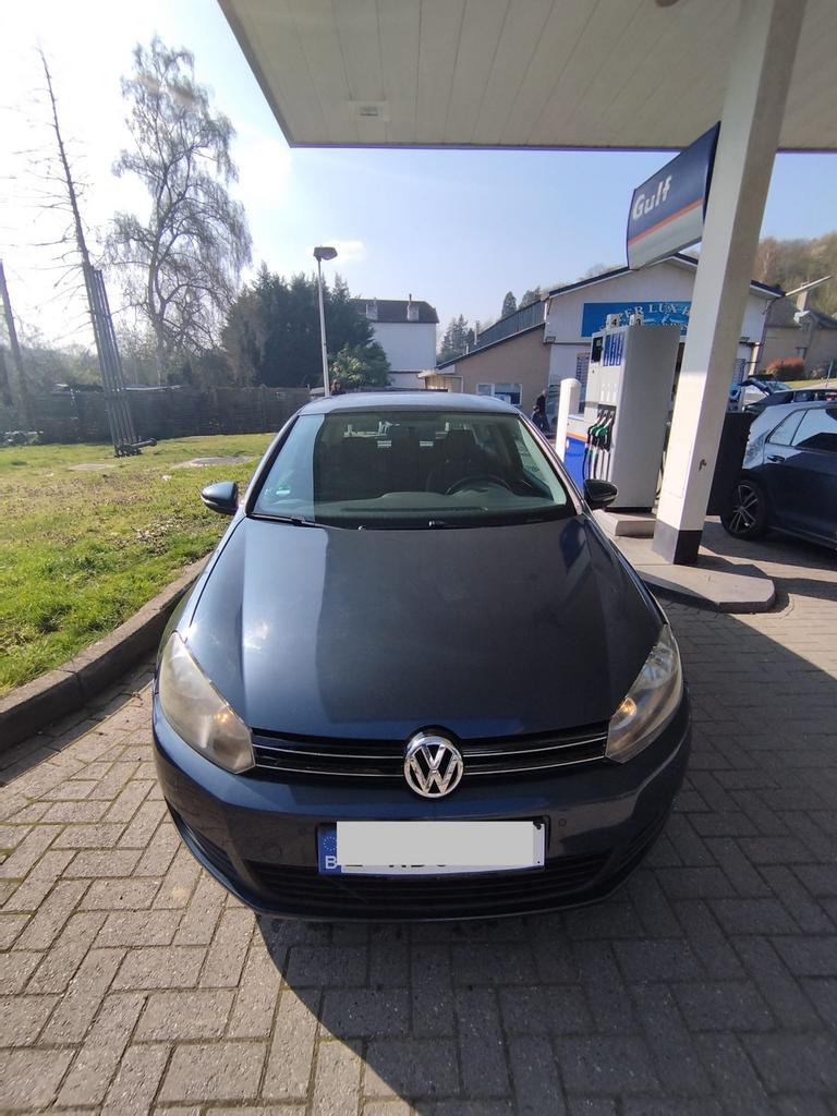 Golf 6 benzine 2010, Stof, Zwart, Blauw, Golf