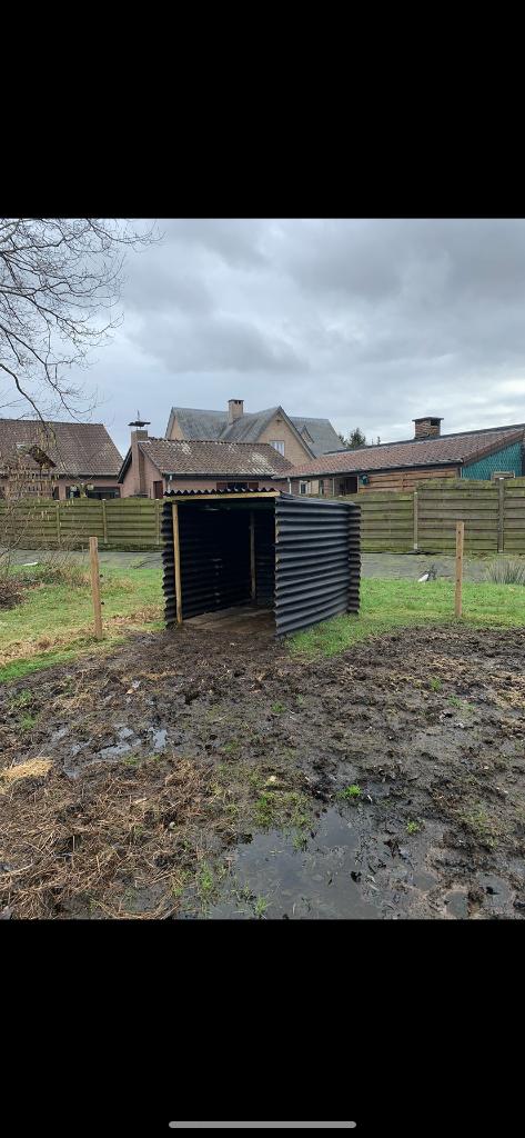 Klein stalletje voor geiten, schapen, pony’s of als opslag, Dieren en Toebehoren, Stalling