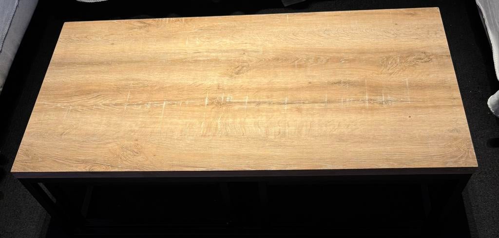 Table basse 120x60 + 2 tables coulissantes –Style industriel, Ophalen, Gebruikt, Metaal