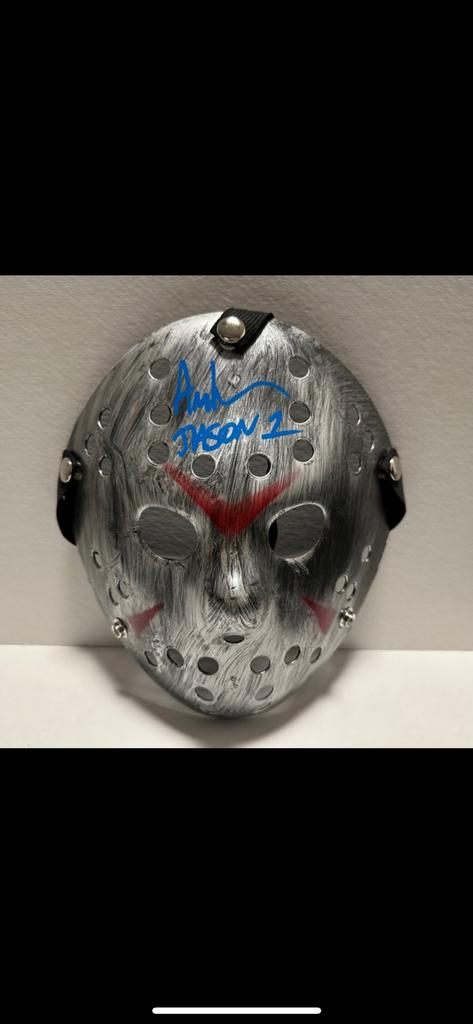 FRIDAY THE 13TH HOCKY MASKER HAND GESIGNEERD, Enlèvement ou Envoi, Neuf, Film, Autres types