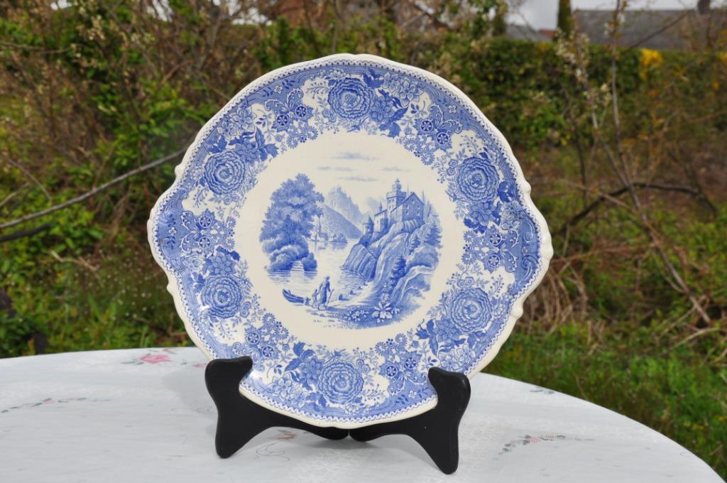 plat a tarte villeroy et boch bleu burgenland, Antiek en Kunst, Ophalen of Verzenden