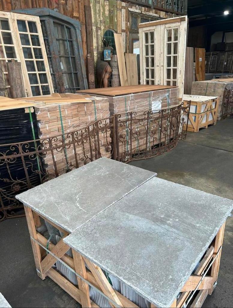 Vieux medoc Bourgondische dallen vloer banen vrije lengtes, Ophalen of Verzenden, Nieuw, Hout