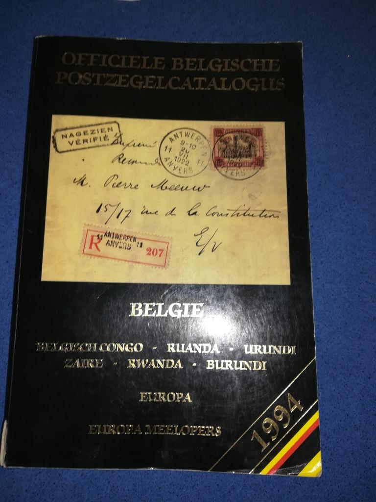 Catalogue philatélique officiel de la Belgique 1994, Enlèvement ou Envoi, Catalogue