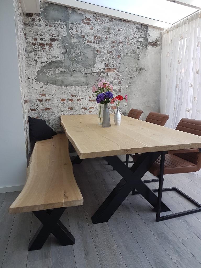 Table en chêne massif  sur mesure, Maison & Meubles, Enlèvement ou Envoi, Neuf, Chêne