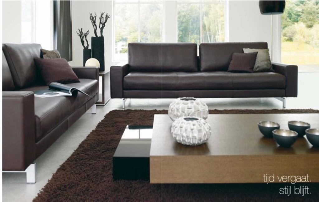 Salon Rolf Benz, Ophalen, 75 tot 100 cm, Zo goed als nieuw, Rechte bank