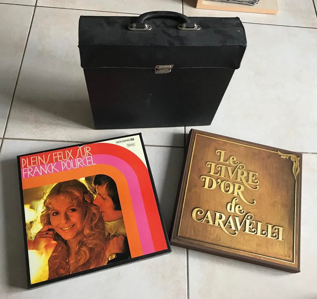 Valise collections albums vinyles 33toursmusique classique, CD & DVD