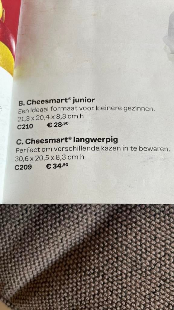 CheesMart grand, Maison & Meubles, Cuisine| Tupperware, Neuf, Tupperware, Info@tupperware.fr, Boîte