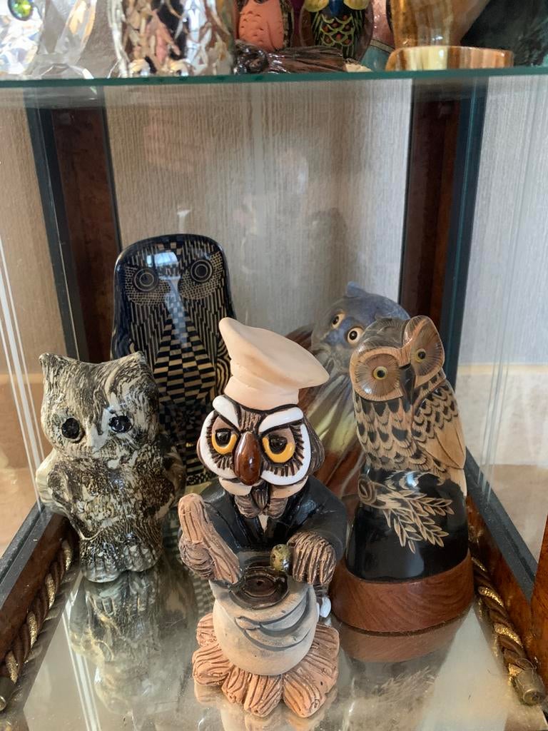 “Unieke verzameling uilenbeeldjes – perfecte staat”, Verzamelen, Ophalen, Zo goed als nieuw