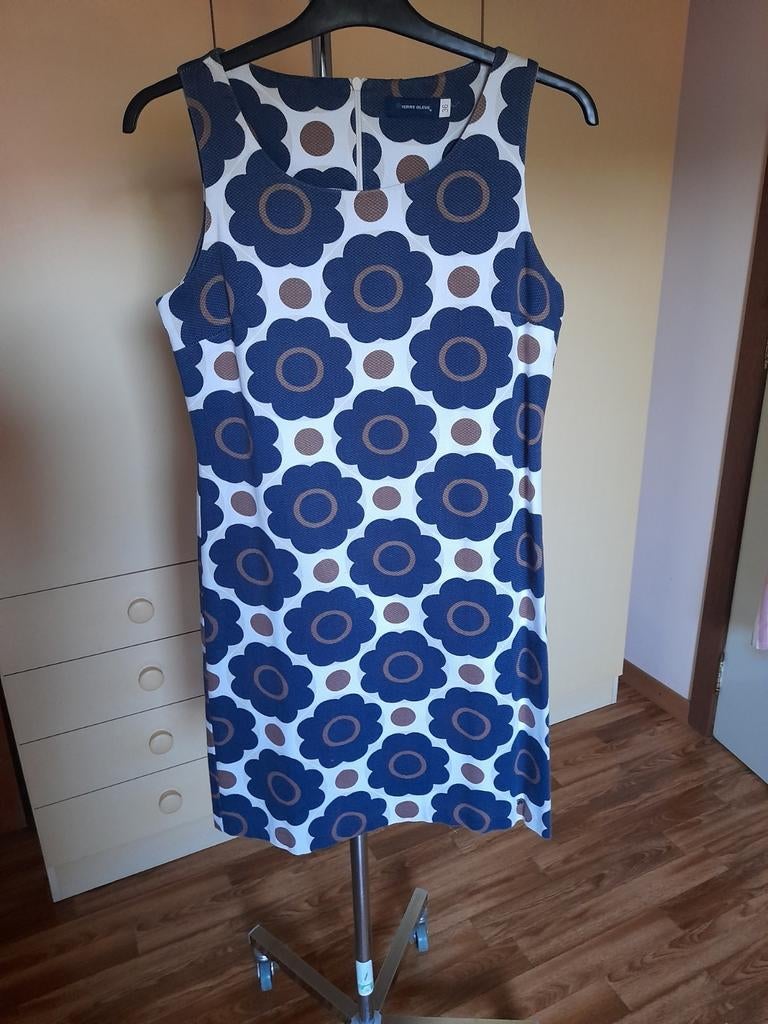 Zomerjurk met grote bloemenprint., Kleding | Dames, Jurken, Ophalen of Verzenden, Maat 36 (S), Gedragen, Boven de knie