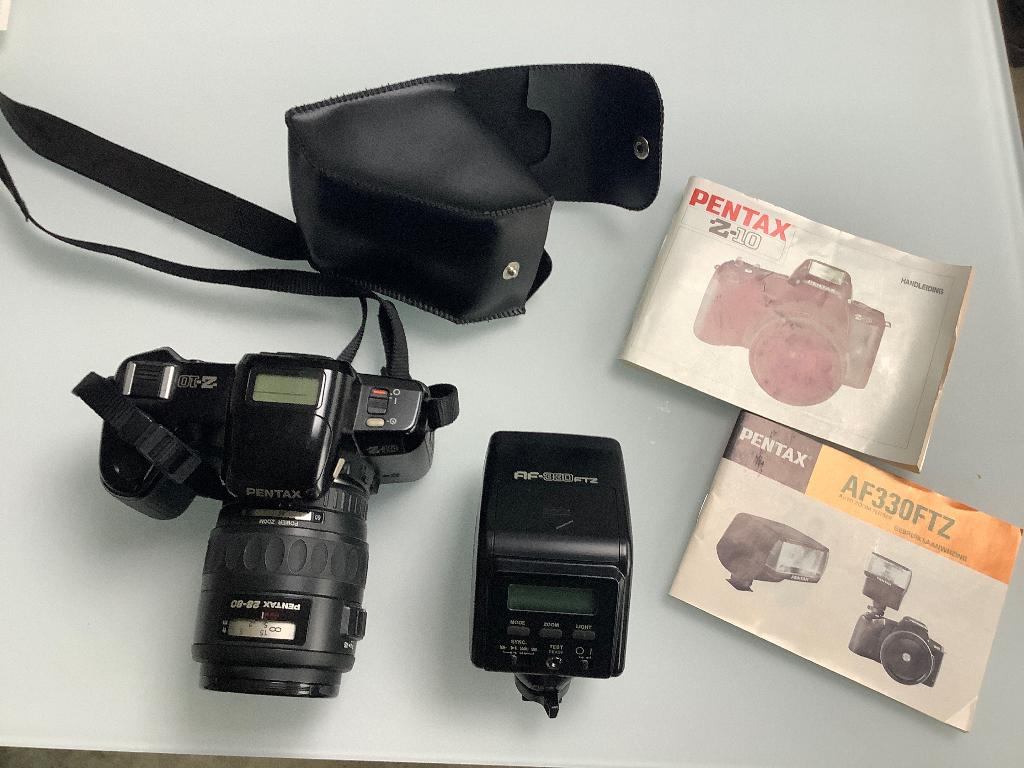 Pentax Z-10 met flits, Ophalen, Gebruikt, Spiegelreflex, Pentax