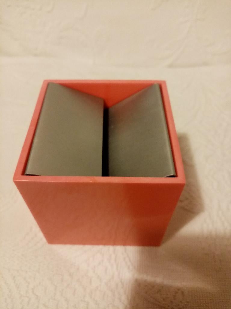 Bruno Munari/Danese asbak „Cubo” uit 1957/60 (8/8 cm), Ophalen of Verzenden