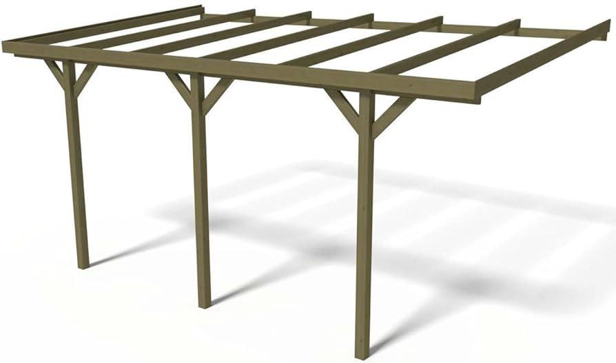 Carport adossable, Enlèvement, Neuf, Carport