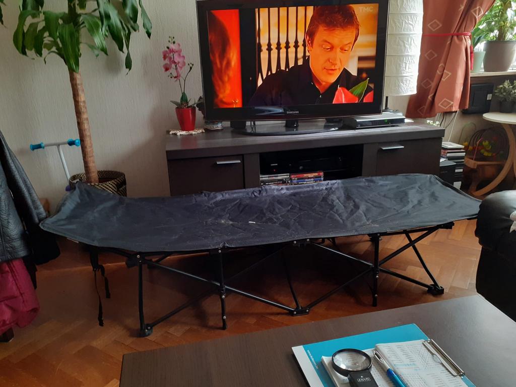 Lit d’appoint, Caravanes & Camping, Enlèvement ou Envoi, Comme neuf