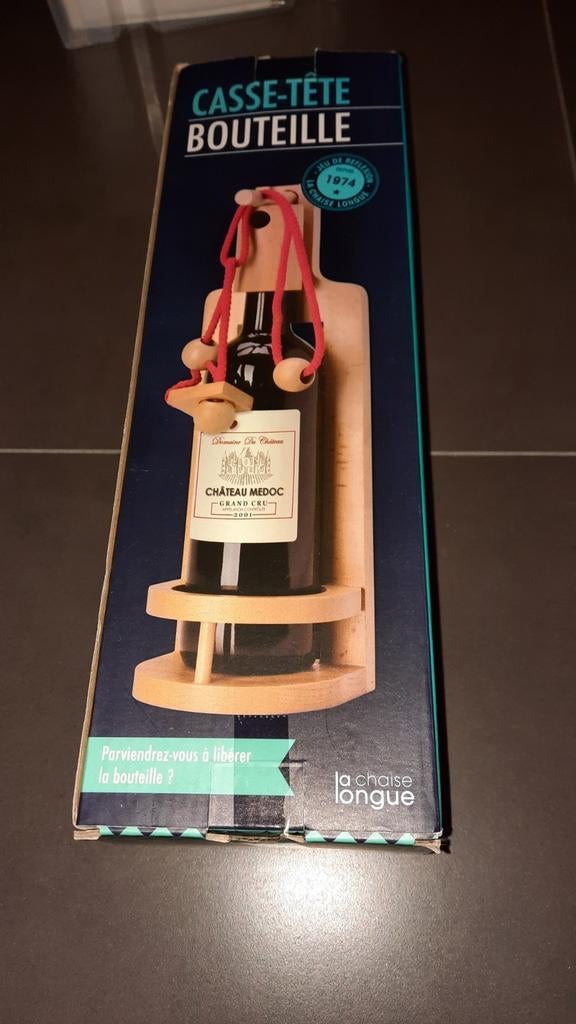 Brain teaser bottle wine, Ophalen of Verzenden, Zo goed als nieuw