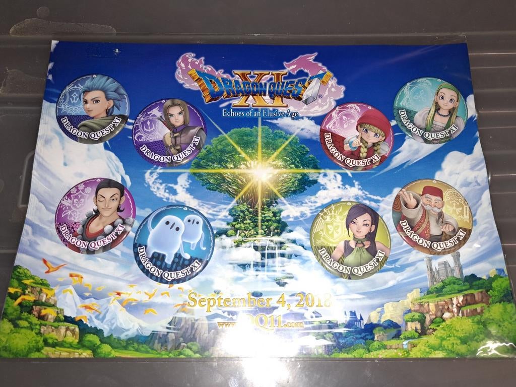 Dragon Quest Echoes of an Elusive Age Buttons, Ophalen of Verzenden, Nieuw