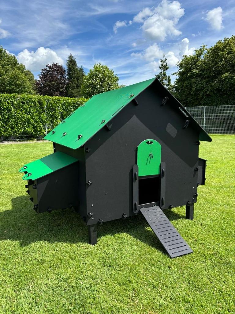 Kunststof Kippenhok Pluverdi BRUSSELS SUPERACTIE 12-24 kip, Ophalen, Nieuw, Kippenhok of Kippenren