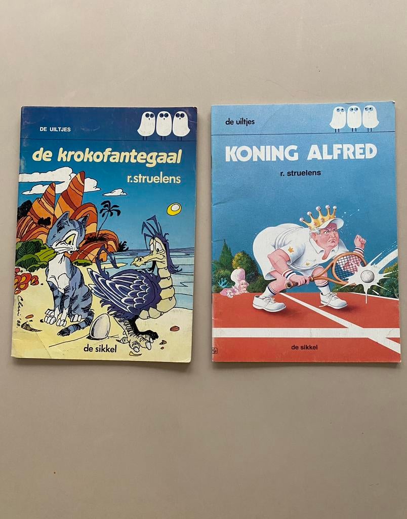 🍄 2 leesboekjes “ de Uiltjes “ / 1 € voor de 2 boekjes, Enlèvement ou Envoi, Utilisé