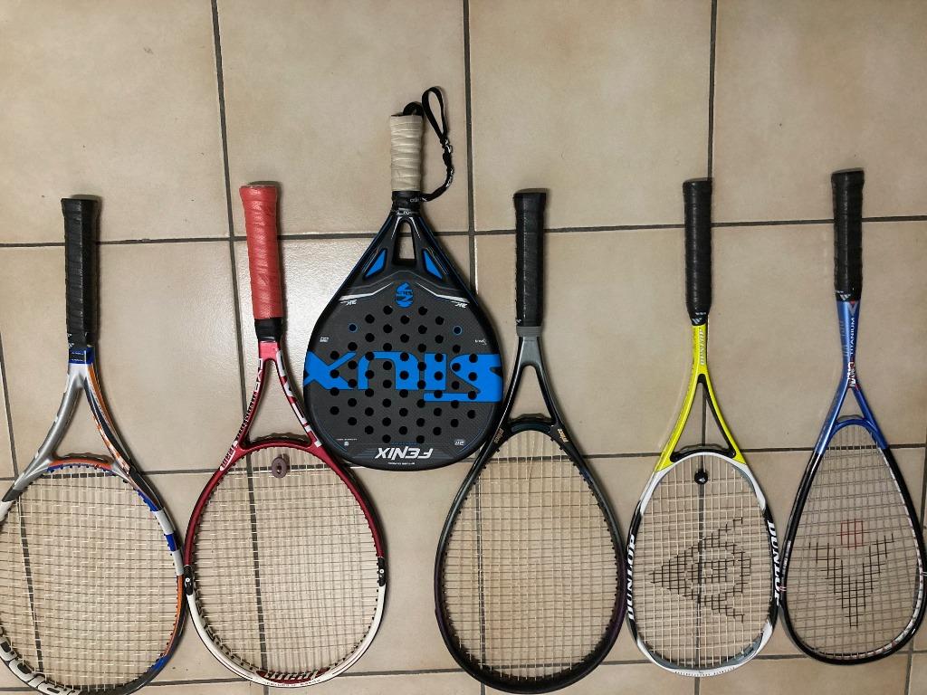 6 rackets, Sport en Fitness, Ophalen, Gebruikt, Racket, Babolat