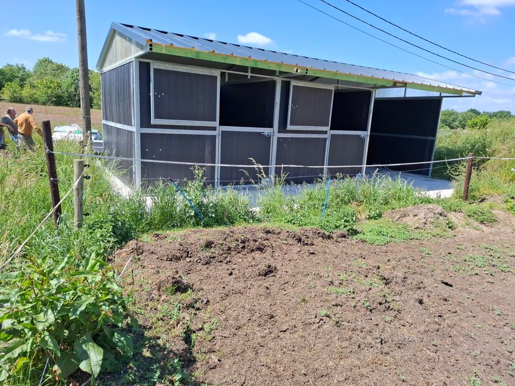 Buitenstal schuilstal  weidestal boxen ramen deuren  omheini, Dieren en Toebehoren, Stalling en Weidegang