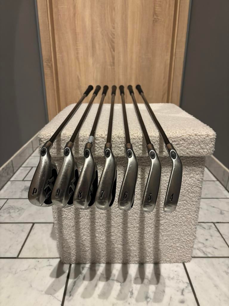 Callaway X-18 ijzers – 4 t/m 9 + PW – Regular flex, Sport en Fitness, Golf, Ophalen, Zo goed als nieuw, Set, Callaway