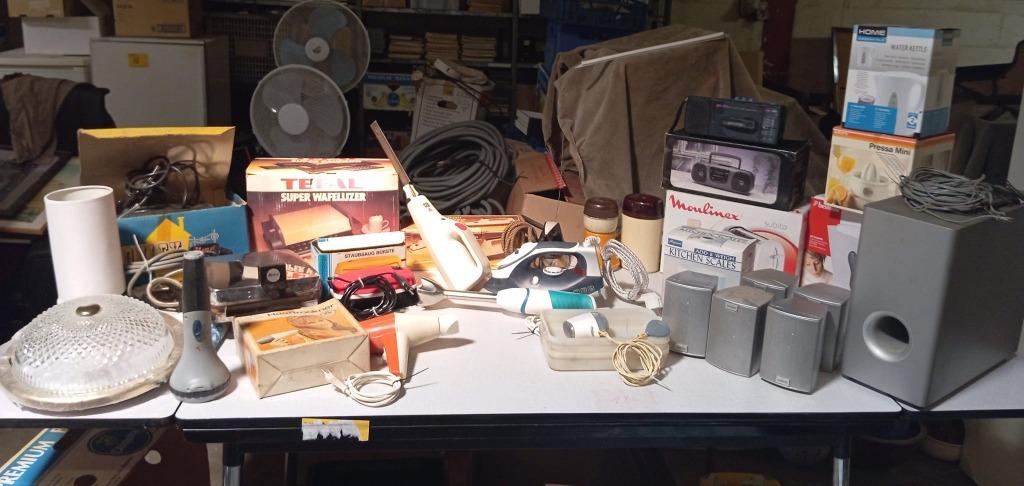 groot lot elektro (waaronder vintage), Enlèvement