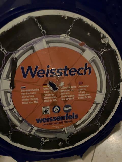 Weissenfels Weisstech 9 M30, Autos : Divers, Chaînes, Enlèvement ou Envoi, Comme neuf