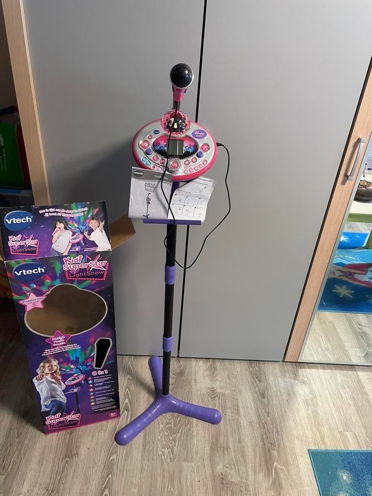 Vtech kidi superstar lightshow, Kinderen en Baby's, Speelgoed | Vtech, Ophalen, Zo goed als nieuw, 6 jaar of ouder