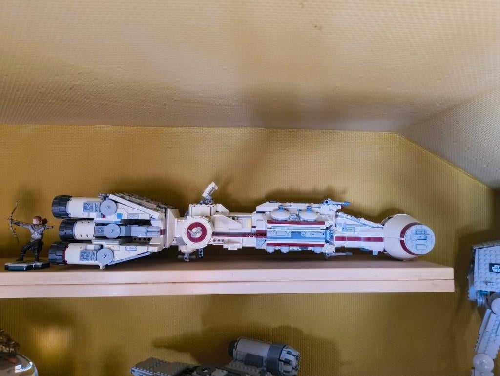 75244: Tantive IV, Enlèvement, Comme neuf, Ensemble complet, Lego