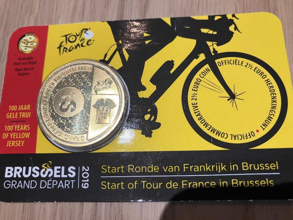 Muntstuk tour de France 2019, Verzamelen, Ophalen of Verzenden, Nieuw