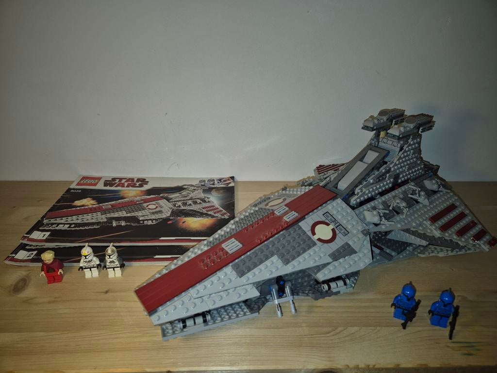 LEGO Star Wars Venator-Class Republic Attack Cruiser 8039, Ophalen, Zo goed als nieuw, Complete set, Lego