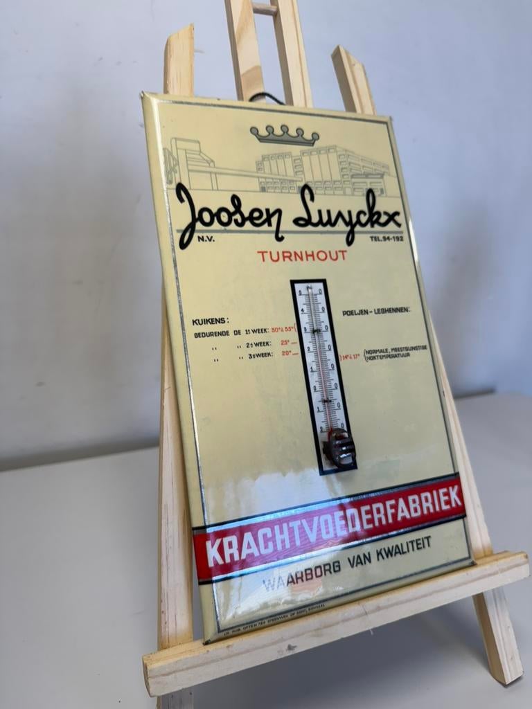 Joosen Tunrhout oude reclame, Ophalen of Verzenden, Gebruikt, Reclamebord