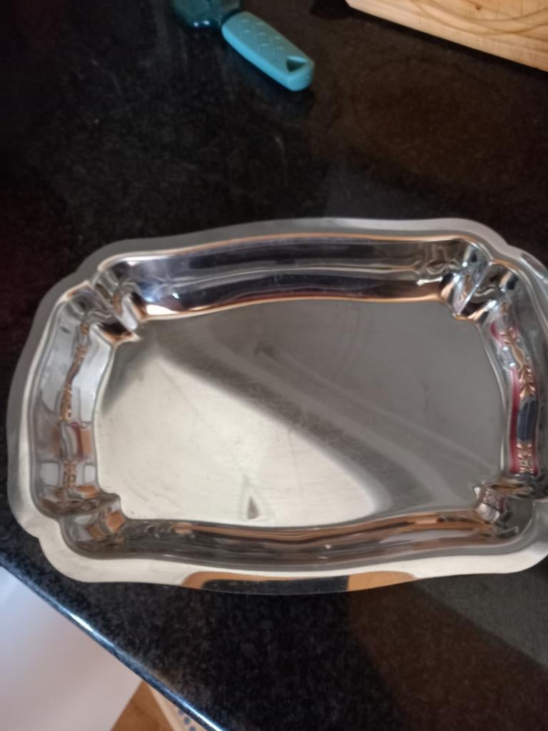 Inox schaal 31 cm lang, Enlèvement ou Envoi