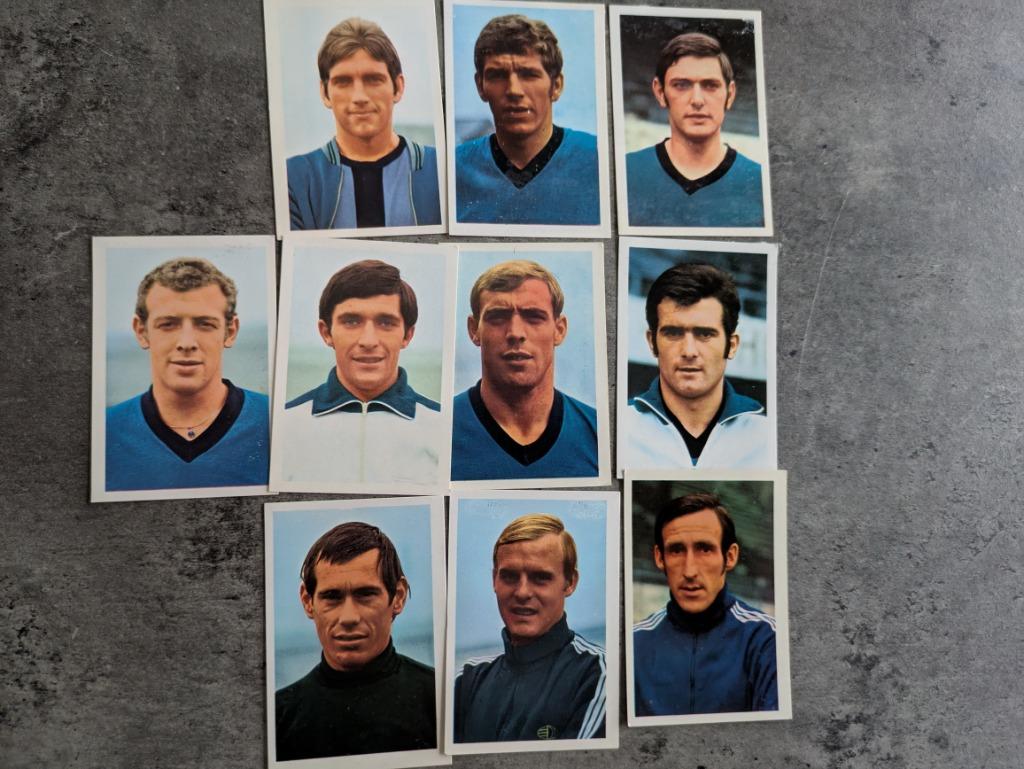 BRUGGE FC CLUB  VOETBAL 1970/1971 10X kaarten prenten, Verzenden