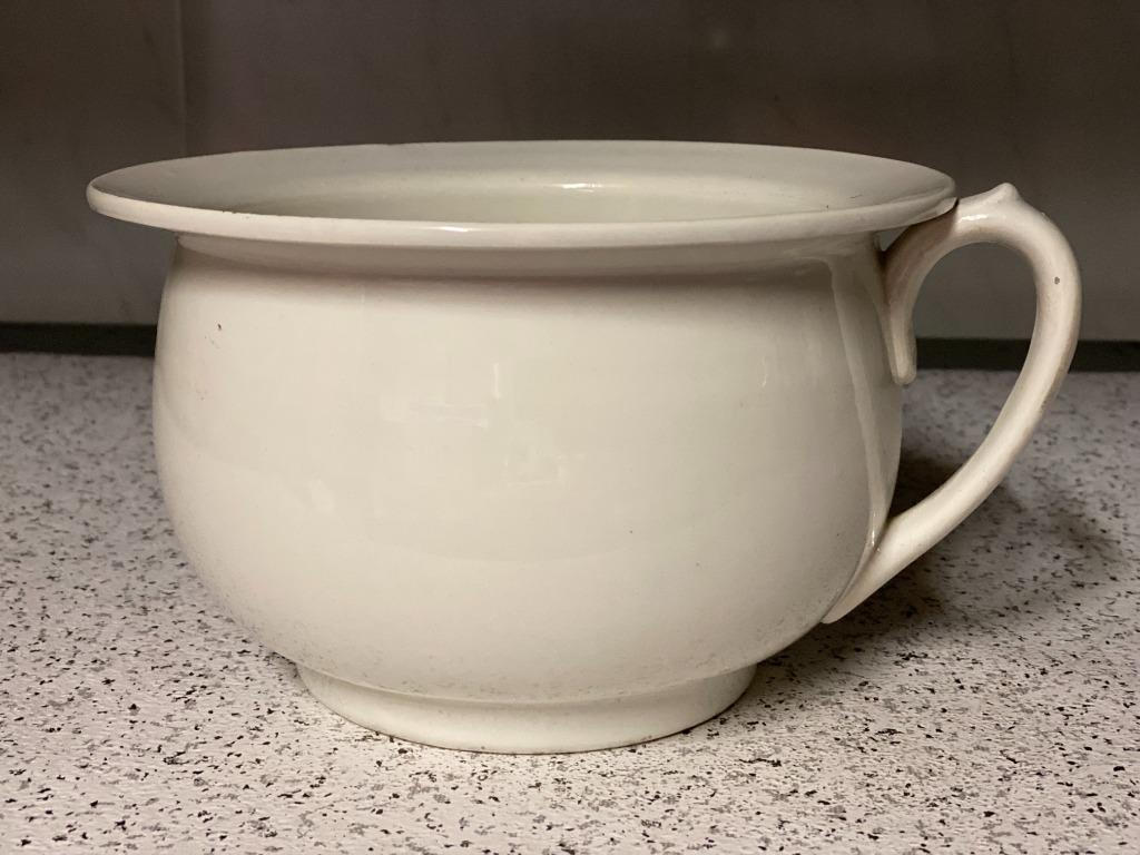 Porseleinen nachtpot/po Digoin & Sarreguemines, Ophalen