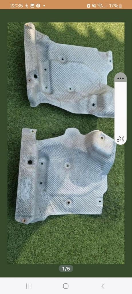 HITTESCHILD ISOLATIE UITLAATDEMPER BMW M3 335I E90 E92 E93, Ophalen of Verzenden, Gebruikt, Voor, BMW