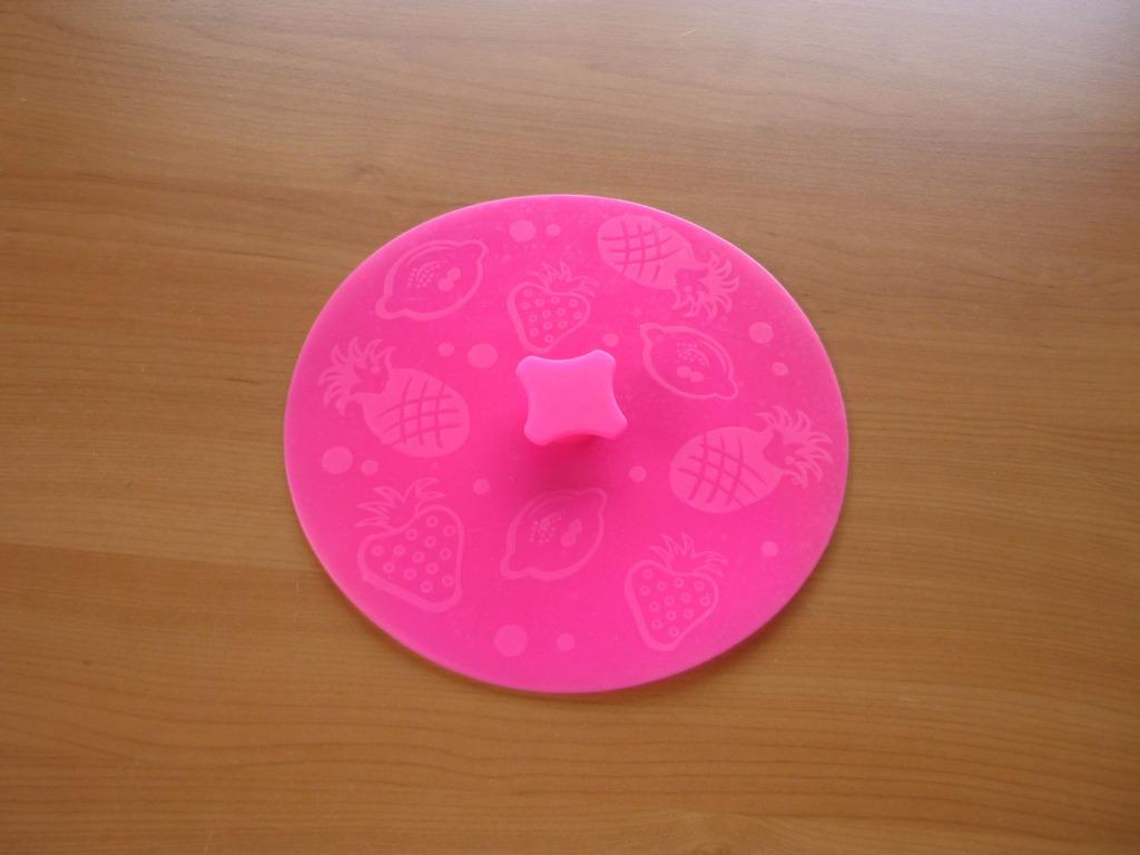 Fluo fuchsia roze siliconen potdeksel kookpot antispatdeksel, Huis en Inrichting, Ophalen of Verzenden