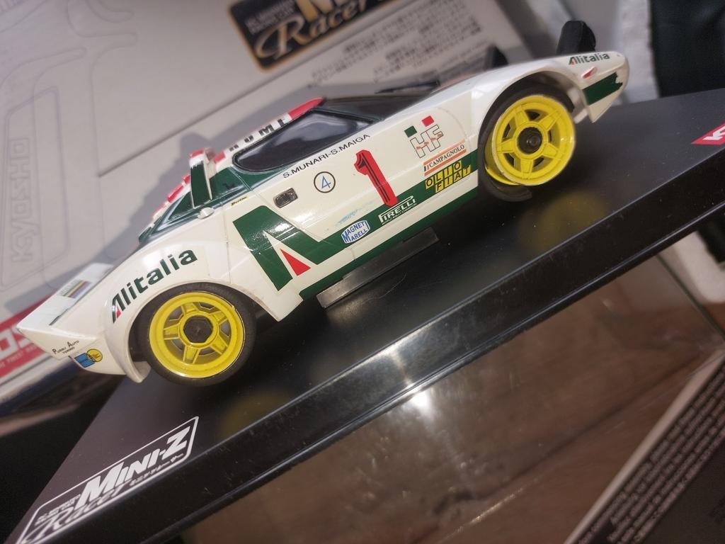 Vintage mini Z kyosho Lancia Stratos, Enlèvement, Comme neuf