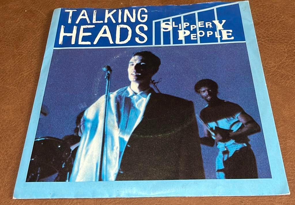 Talking Heads - Slippery People - 7” vinyl single - NL persi, Enlèvement ou Envoi, Utilisé, Single