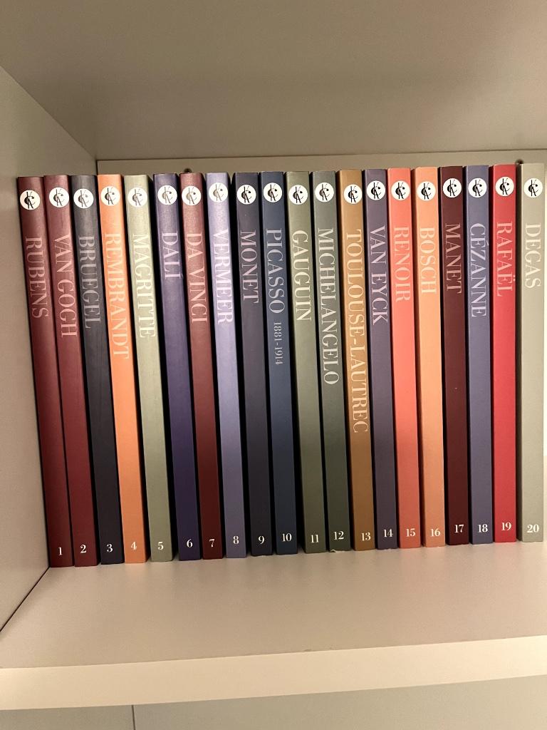 20-delige kunstboeken collectie (wereldberoemde schilders), Ophalen of Verzenden, Nieuw, Schilder- en Tekenkunst